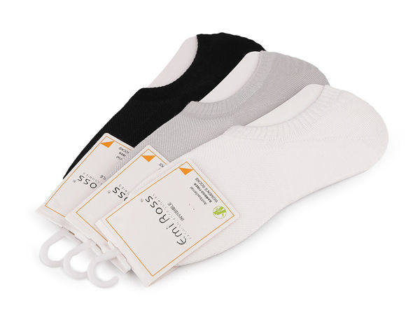 Emi Ross Premium Bambus-Sneakersocken - Atmungsaktive, tief ausgeschnittene Füßlinge mit rutschfestem Silikon-Fersengrip