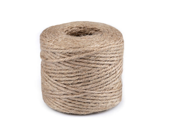 Premium geflochtene Leinenschnur, 2 mm Durchmesser - Naturfarbene Juteschnur für Floristik, Geschenkverpackung und Basteln