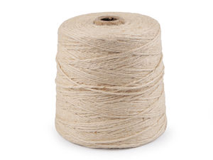 Premium 3 mm Jutegarn zum Stricken, Häkeln und für kreative Handarbeiten