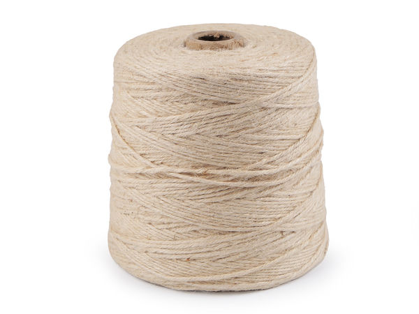 Premium 3 mm Jutegarn zum Stricken, Häkeln und für kreative Handarbeiten