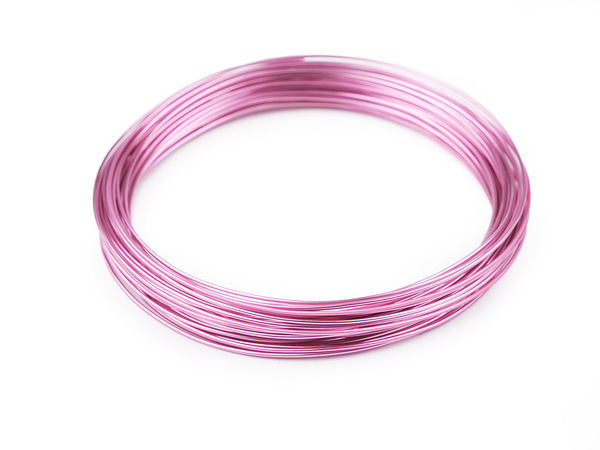 Premium 1mm Aluminium Bastel- & Floristendraht - Hochglänzender Dekordraht & Schmuckdraht