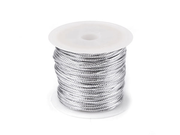 Rundkordel mit Lurex Ø 2 mm, Weihnachten