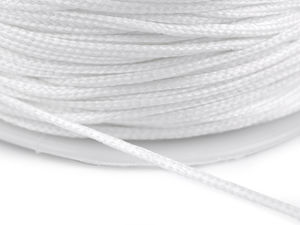 Premium 2mm Polyesterkordel (PES) – Strapazierfähige Universalkordel für Bekleidung, Schmuck und Bastelarbeiten