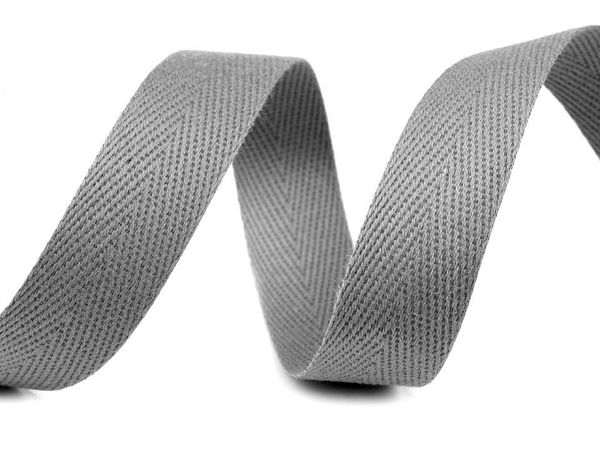 Premium Fischgrat-Köperband (18 mm Breite) - Strapazierfähiges Webband für Kordelzüge, Bekleidung und Näharbeiten
