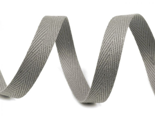 Premium Fischgrat-Köperband (12mm) – Strapazierfähiges Band für Kordeln, Kleidungsverstärkung & Handarbeiten