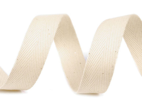 Premium-Fischgrat-Köperband (16 mm) – Strapazierfähiges Webband für Kordelzüge, Bekleidung und Nähprojekte