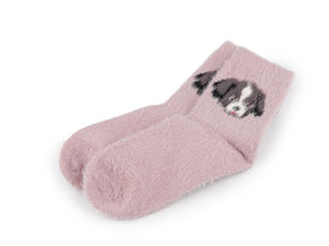Warme Kindersocken, Hund