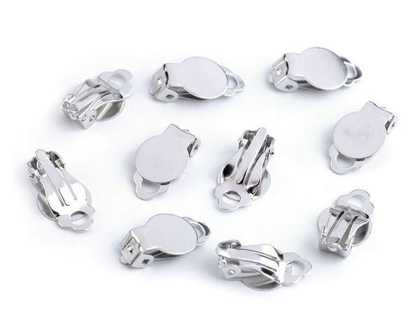 Ohrclip-Rohling 10x18 mm