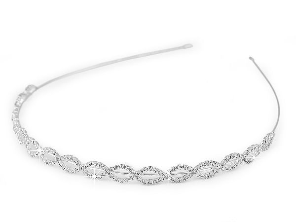 Eleganter Kristall-Strass-Blumen-Haarreif - Premium-Haarschmuck für Braut und festliche Anlässe