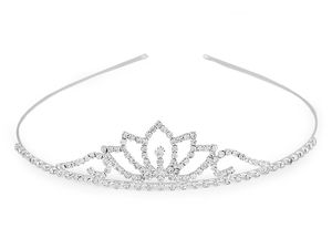 Eleganter Strass-Tiara-Haarreif - Premium-Strasskrone für Hochzeiten, Abschlussbälle, Schönheitswettbewerbe & festliche Anlässe