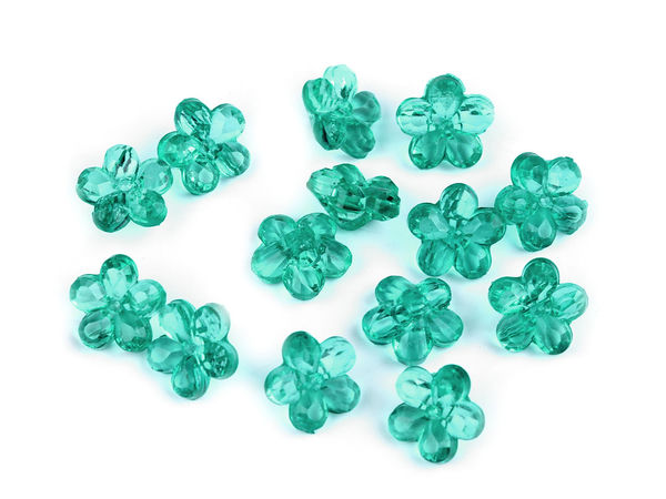 12mm blumenförmige Kunststoff-Ösenknöpfe zum Nähen und Basteln - Premium-Zierknöpfe