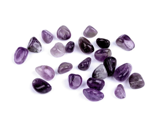 Mineralperlen Amethyst, unregelmäßige Formen