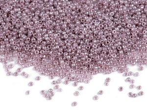 Premium Rocailles-Perlen 15/0 (1,5 mm) - Opakes Perlmutt-Finish