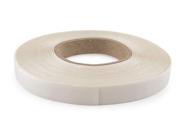 Premium elastisches doppelseitiges Saumband zum Aufbügeln - 20 mm transparentes Bügelsaumband für dehnbare Stoffe