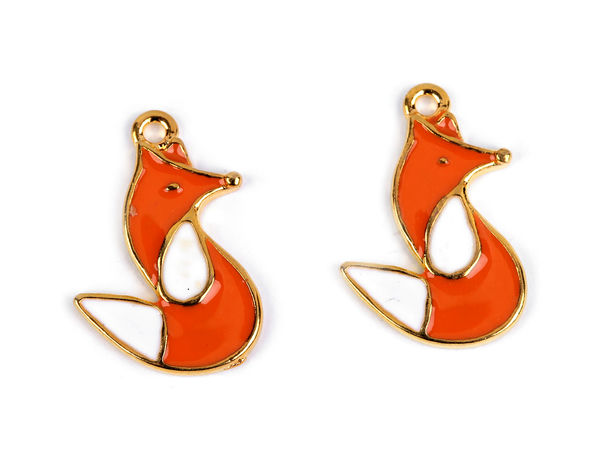 Anhänger / Reißverschluss-Zipper - Fuchs