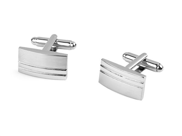 Elegante klassische Manschettenknöpfe aus Metall mit Premium-Geschenkbox - Hemden- und Anzug-Accessoires für Herren
