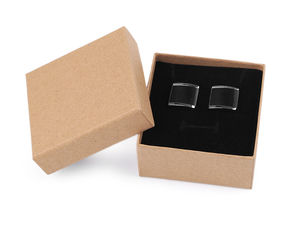 Premium Herren-Manschettenknöpfe aus Metall in eleganter Geschenkbox