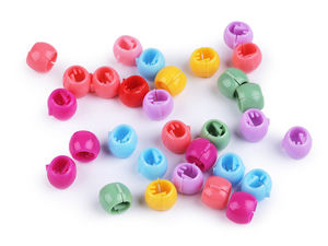 Mini-Haarperlen-Clips, bunte Klick-Haarclips