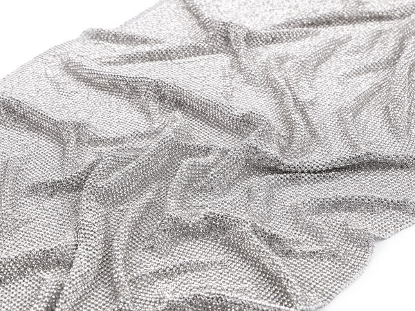 Kristall-Glitzer-Strassstoff 39x116 cm