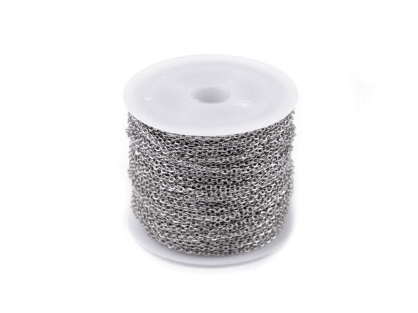 Edelstahlkette, Breite 1,2 und 1,5 mm