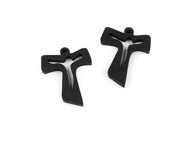 Holzanhänger Kreuz 30x38 mm