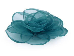 Brosche / Haarschmuck Organzablüte Ø 10,5 cm