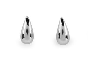 Edelstahl-Ohrstecker, Tropfen