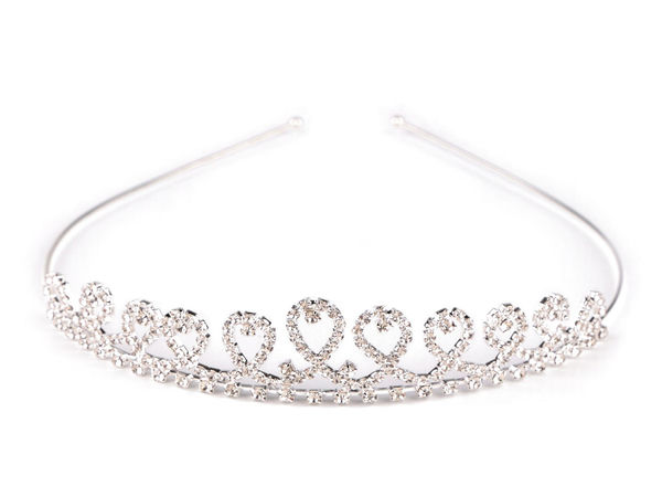Elegantes Strass-Tiara-Haarband - Festliche Krone für Hochzeiten, Abschlussbälle und Schönheitswettbewerbe