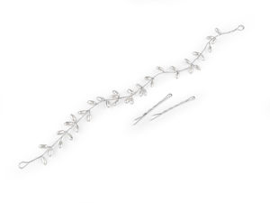 Haarschmuck / Haarband mit Kunstperlen