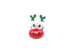 Funkelnde Rentier-Strassbrosche - Eleganter Modeschmuck-Anstecker