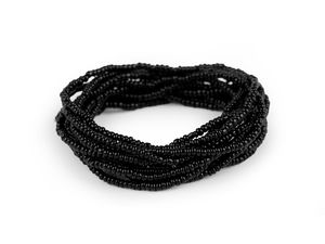 Elastische Armbänder aus Rocailles-Perlen, 12er-Set