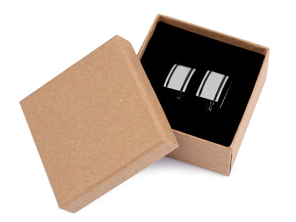 Klassische Herren-Manschettenknöpfe mit Premium-Geschenkbox - Elegante Anzug-Accessoires aus Metall für formelle Anlässe, Hochzeiten und Business