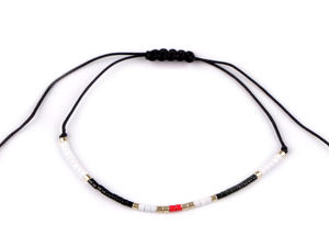 Shamballa-Armband mit Rocailles