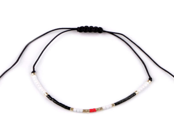 Shamballa-Armband mit Rocailles