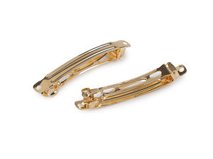 Premium Patent-Haarspange in Gold (8x69 mm) für DIY-Schmuck & Haarschmuck