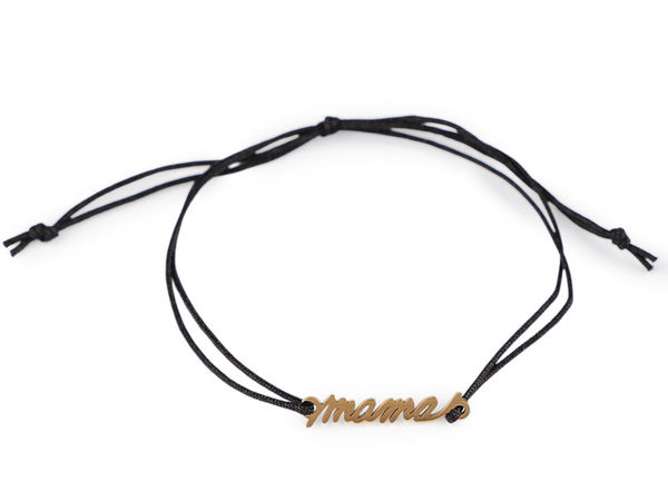 Edelstahl-Armband mit Mama-Anhänger