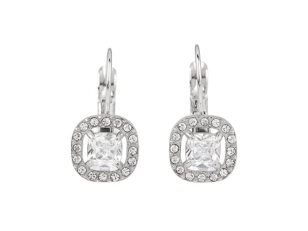 Edelstahl-Ohrhänger mit Cubic Zirkonia – Ausführungen mit 1 & 2 Kristallen
