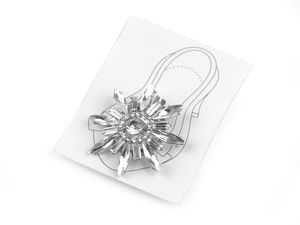 Schuhclip / Brosche / Verzierung mit Strasssteinen