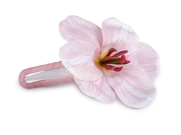Elegante Foamiran Blumen-Haarklammer - Realistische florale Haarspange & Haargreif für besondere Anlässe & tägliches Styling