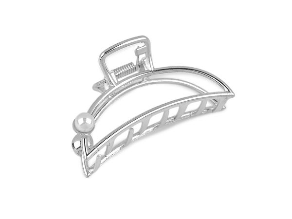 Premium Mini-Haarklammer aus Metall mit Perle - Eleganter rutschfester Haarschmuck