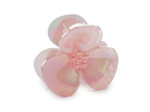 Mini-Haarkrebs in Blumenform mit Pearl-AB-Finish - Eleganter rutschfester floraler Haarschmuck