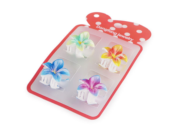 Mini-Haarklammern-Set - Premium-Haarschmuck mit Blumen- und Schmetterlingsmotiven