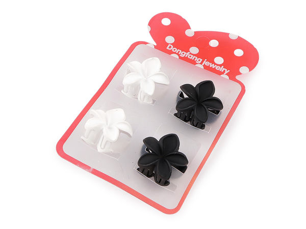 Mini-Haarklammern-Set - Premium-Haarschmuck mit Blumen- und Schmetterlingsmotiven