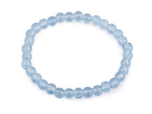 Elegantes Stretch-Glasperlenarmband - Kombinierbarer Perlenschmuck in Universalgröße