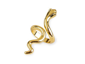 Tuchclip in Schlangenform