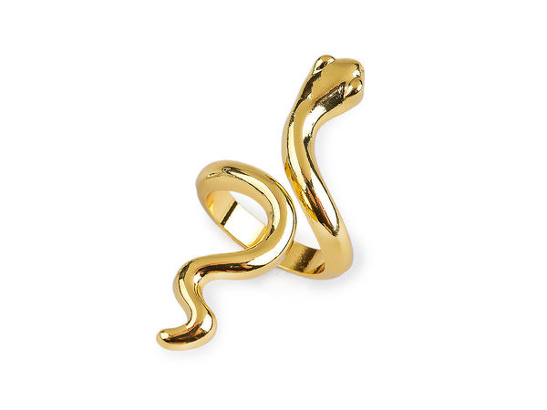 Tuchclip in Schlangenform