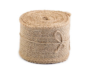 Natur-Juteband auf Rolle, Breite 60 mm