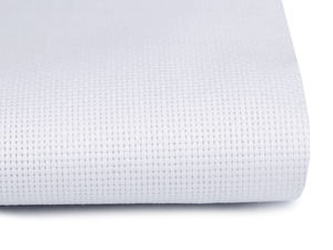 Premium Panamka Kreuzstichstoff – Weiß (140 cm Breite, 80 Löcher)