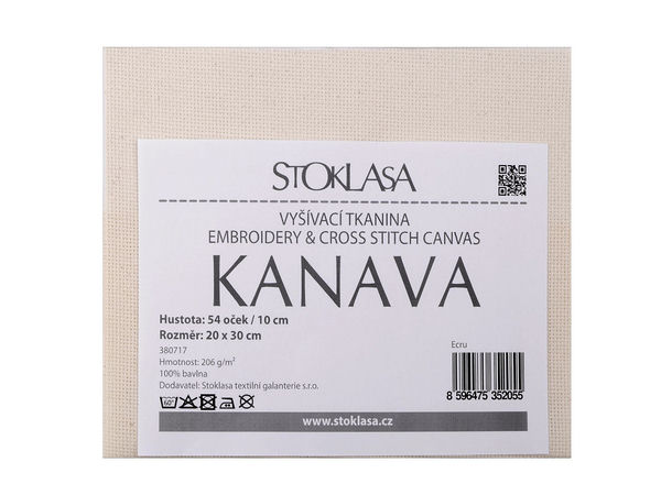 Stickstramin für Kreuzstich und Stickereien „Kanava“ 20x30 cm