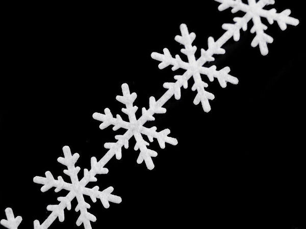 Schneeflocken-Filzborte